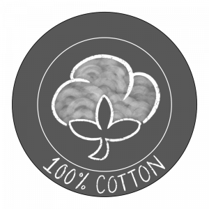 100% cotton icon